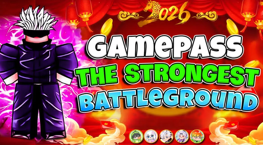 GAMEPASS THE STRONGEST BATTLEGROUND