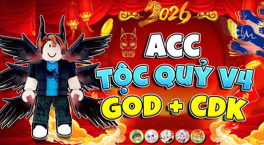ACC TỘC QUỶ FULL GEAR V4 - GODHUMAN - CDK